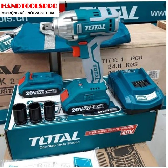 20V Máy siết bu lông dùng pin Total TIWLI2001