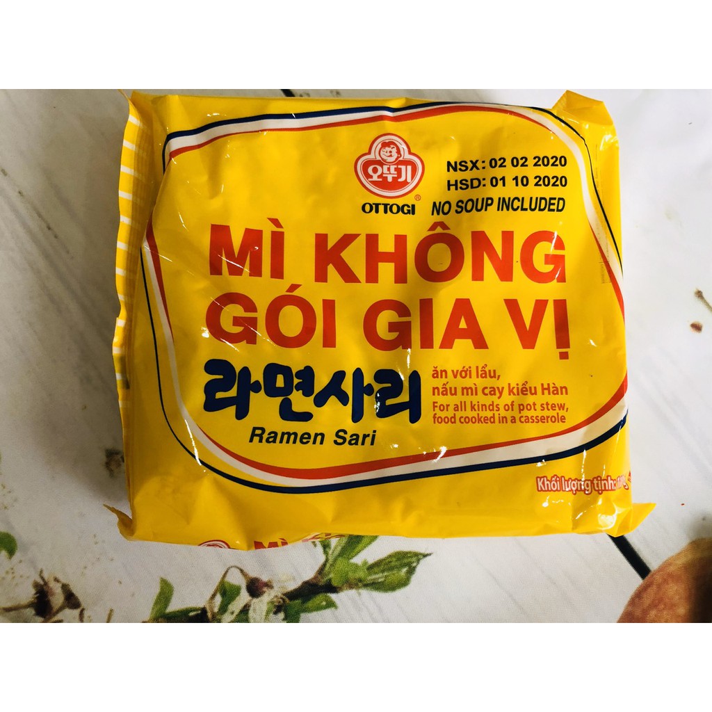 gói mì gói không gia vị ottogi 110g