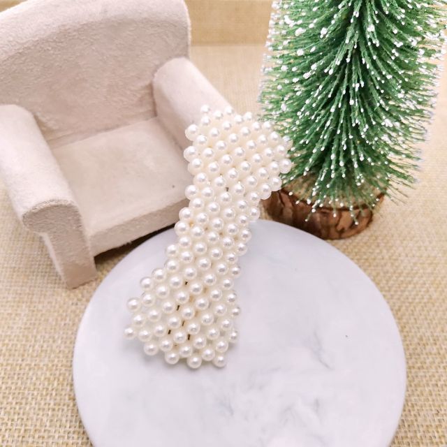 Kẹp tóc đính ngọc trai nhân tạo hàn quốc