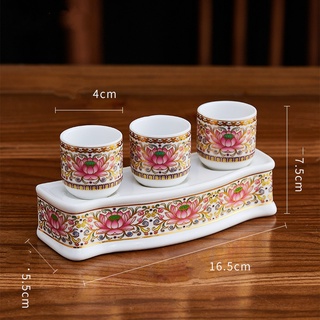 Bộ chung nước cúng_chén nước thờ cúng