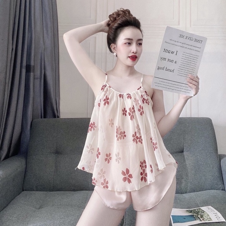 [MẪU ĐỘC LẠ] Đồ ngủ sexy nữ 🥰Free ship🥰 Bộ yếm Voan Tơ  sexy satin phối voan size <65kg Mẫu Độc Lạ | BigBuy360 - bigbuy360.vn