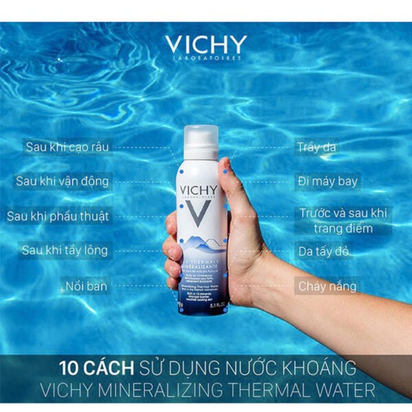 Xịt khoáng Vichy dưỡng da Mineralizing Thermal Water 150ml