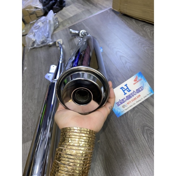 Pô wave 110 đít đen / đít xi chính hãng thái