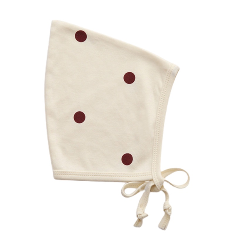Mũ Beanie Cotton In Họa Tiết Dễ Thương Bảo Vệ Tai Cho Bé Sơ Sinh