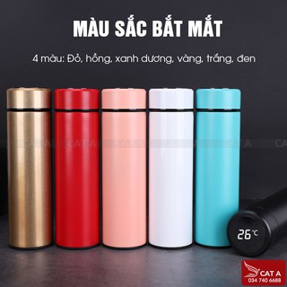 Bình giữ nhiệt Inox SUS 304 Cao Cấp thông minh có Đèn LED hiển thị nhiệt độ - Nhỏ gọn, sang trọng