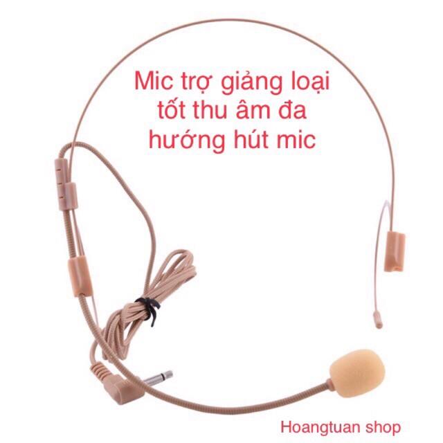 [Mã ELHACE giảm 4% đơn 300K] Mic trợ giảng có dây vàng sang trọng mic hút.