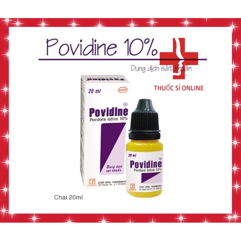 ✅Dung dịch sát trùng vết thương POVIDINE