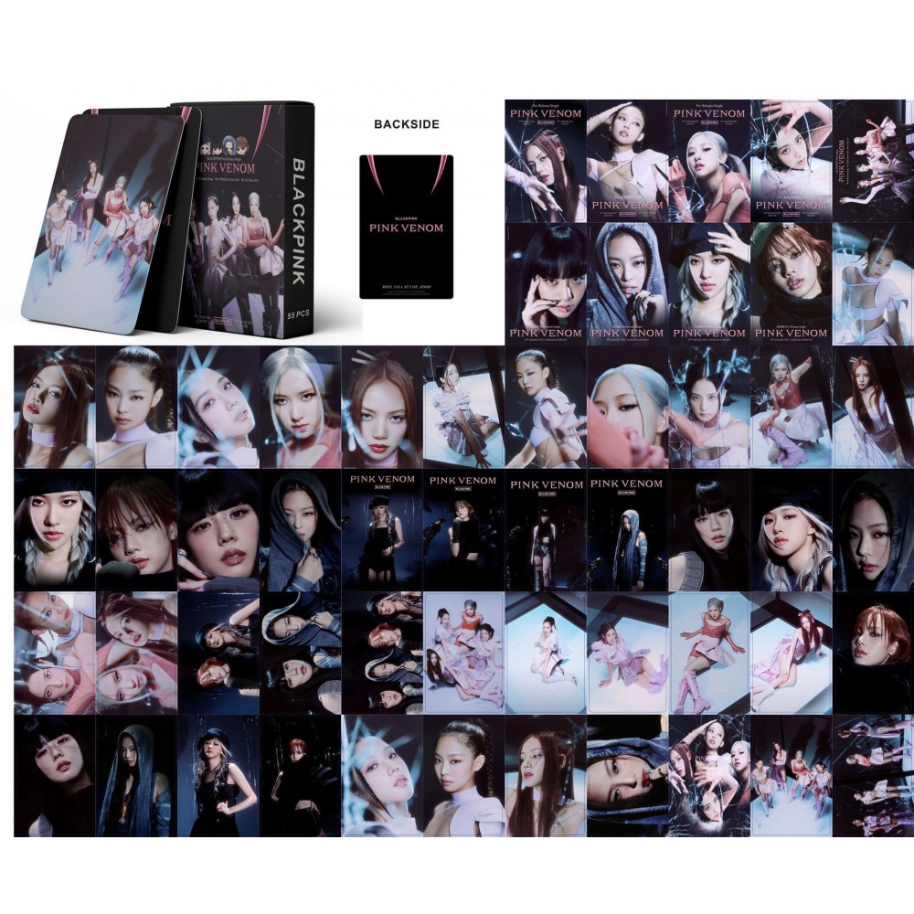 Set 55 Tấm Thẻ Ảnh Lomo Nhóm Nhạc BLACKPINK 2022