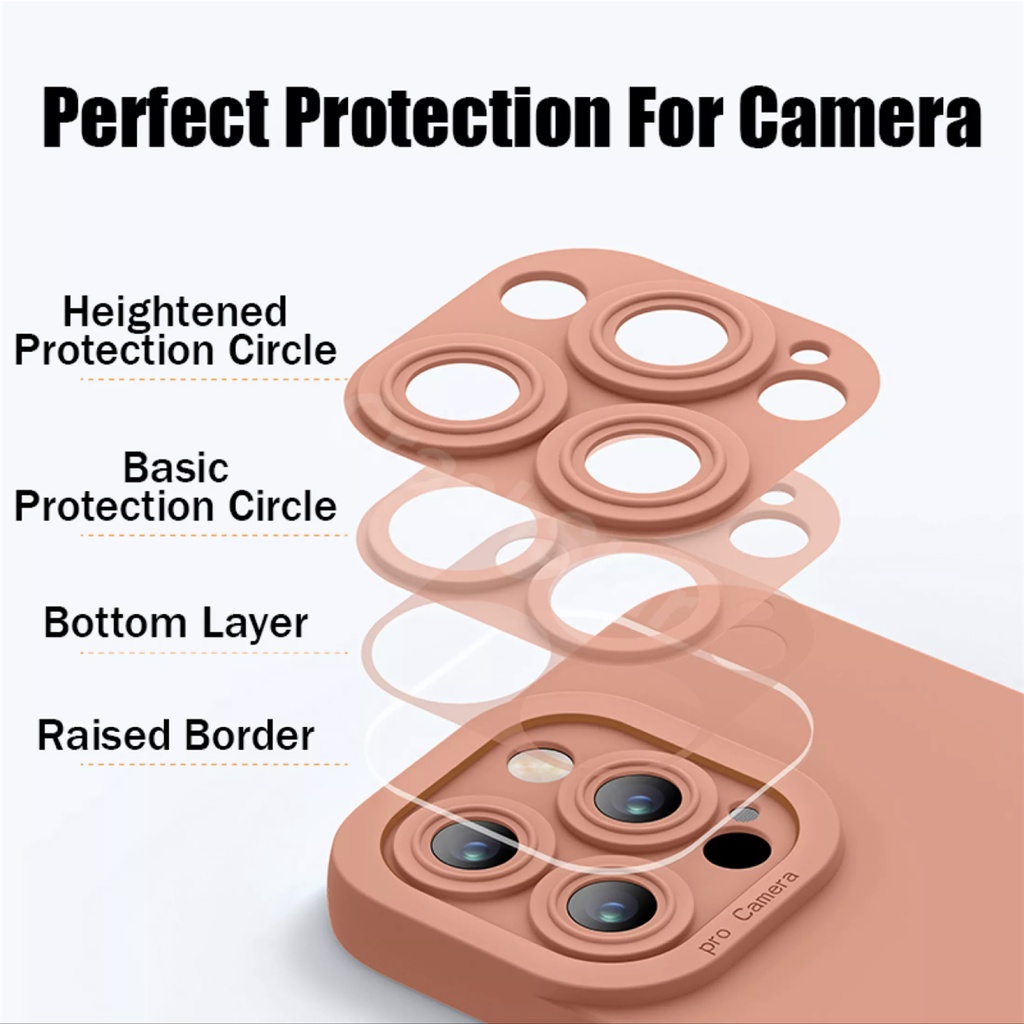 ốp lưng mềm màu kẹo Tương thích cho iPhone 7 plus 8 x xs max xr 13 Pro Max 12 11 Pro Max silicon TPU chống sốc case