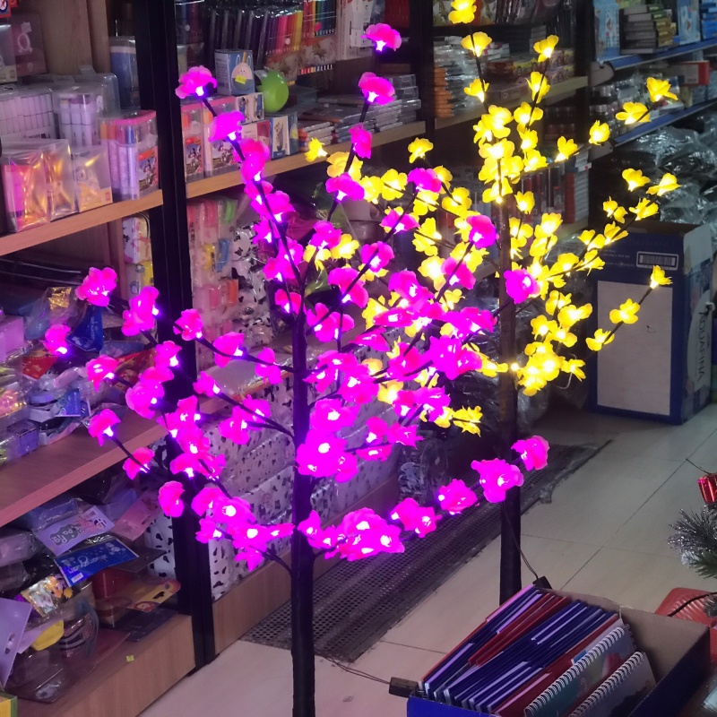 CÂY HOA MAI, HOA ĐÀO ĐÈN LED 1M2 CAO CẤP  BẢO HÀNH 1 THÁNG