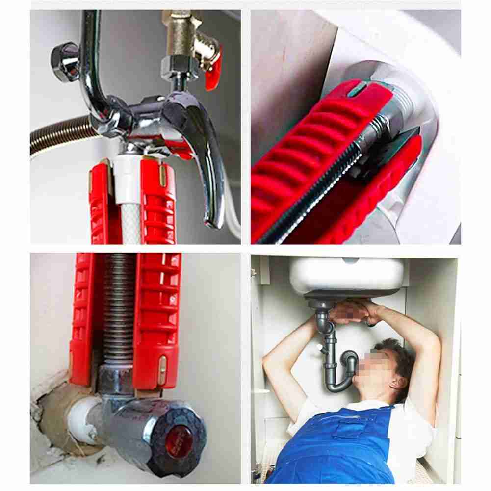 Cờ Lê Vặn Dây Cấp Nước Đa Năng - Dụng Cụ Tháo Lắp Mở Nước Ống Vòi Van Mới P R1F4
