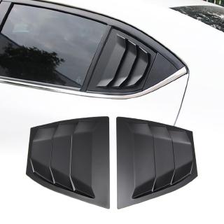 Ốp nhám màu đen thoát khí bọc cửa kính hông xe Mazda 3 Axela 2014 2015 2016 2017 2018