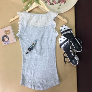 Áo thun len tăm Abercrombie cực mát size M