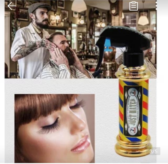 Bình xịt nước barber