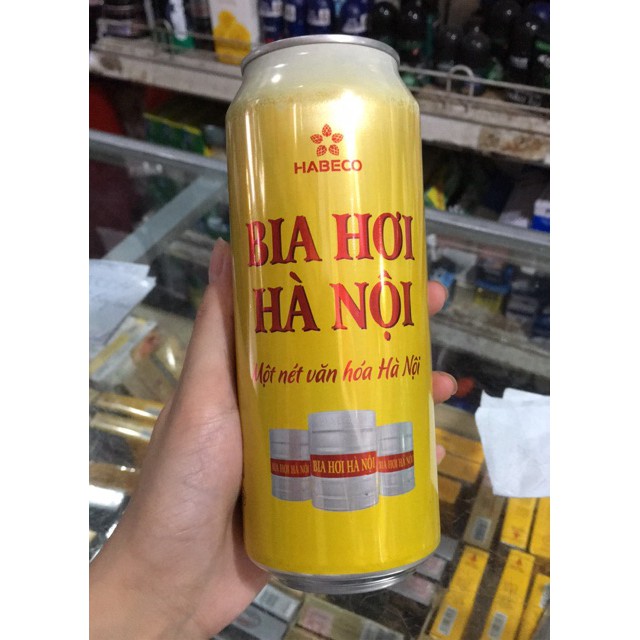 Bia Hơi Hà Nội Lon Cao 500ml