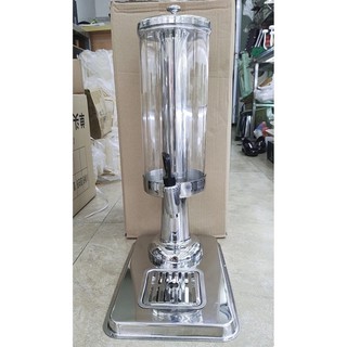 Bình đựng nước hoa quả 3L ống trụ chất liệu inox 304