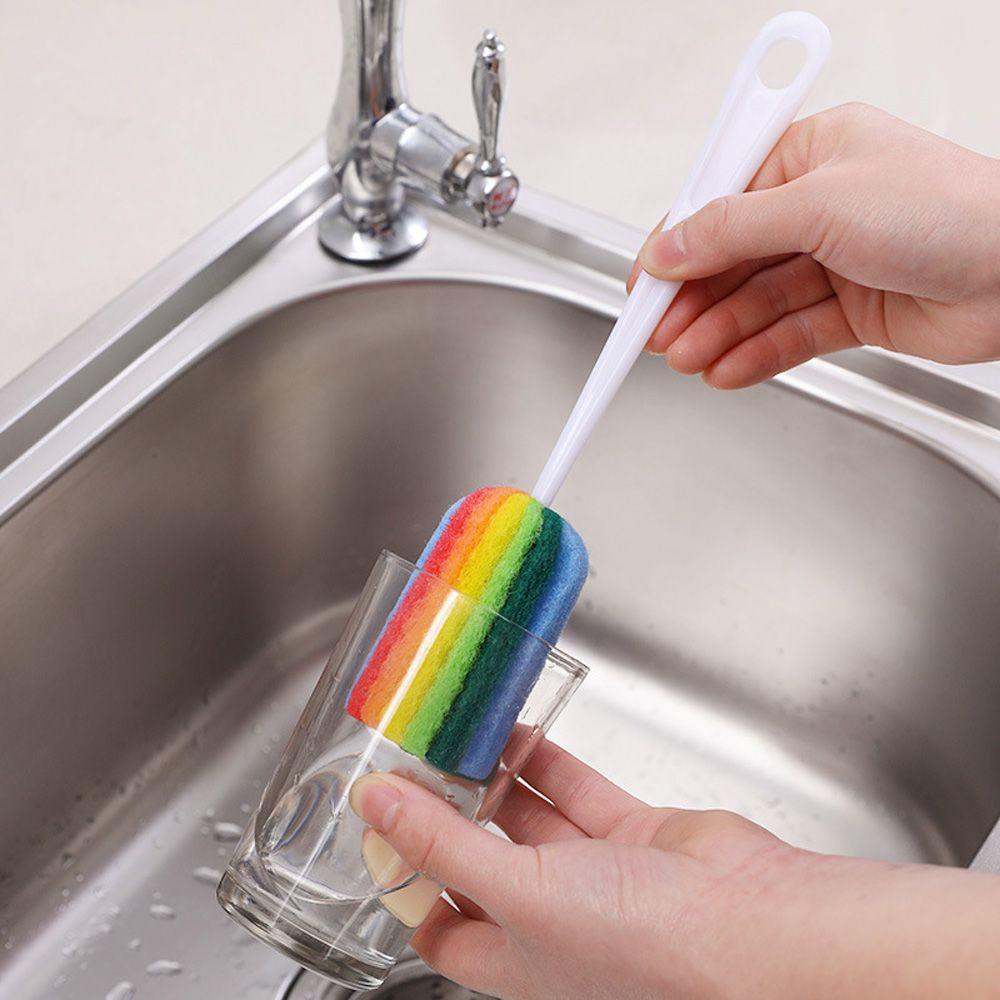 Bàn Chải Vệ Sinh Bình Thủy Tinh Có Tay Cầm Cao Cấp Tiện Dụng