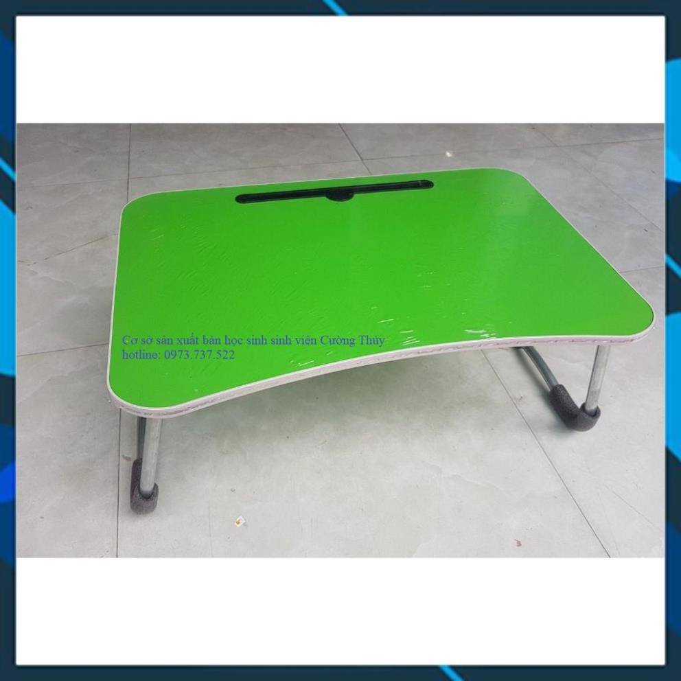 BÀN GẤP THÔNG MINH CÓ KHE CẮM IPAD, ĐIỆN THOẠI ĐỦ MÀU SẮC  ( Free ship theo tiêu chuẩn shopee)