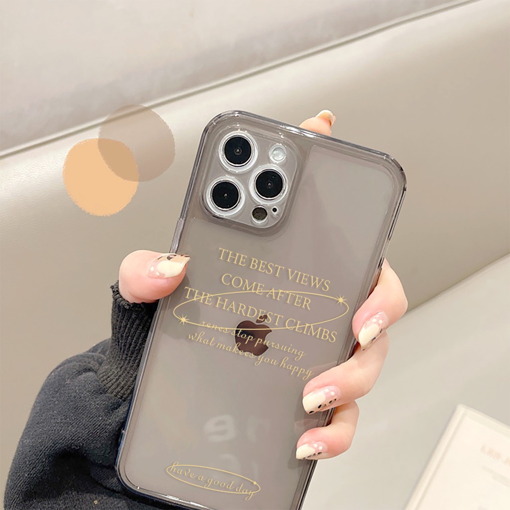 Ốp lưng iphone Dark Rose trong cạnh vuông BVC 6/6plus/6s/6splus/7/7plus/8/8plus/x/xr/xs/11/12/13/pro/max/plus/promax | BigBuy360 - bigbuy360.vn