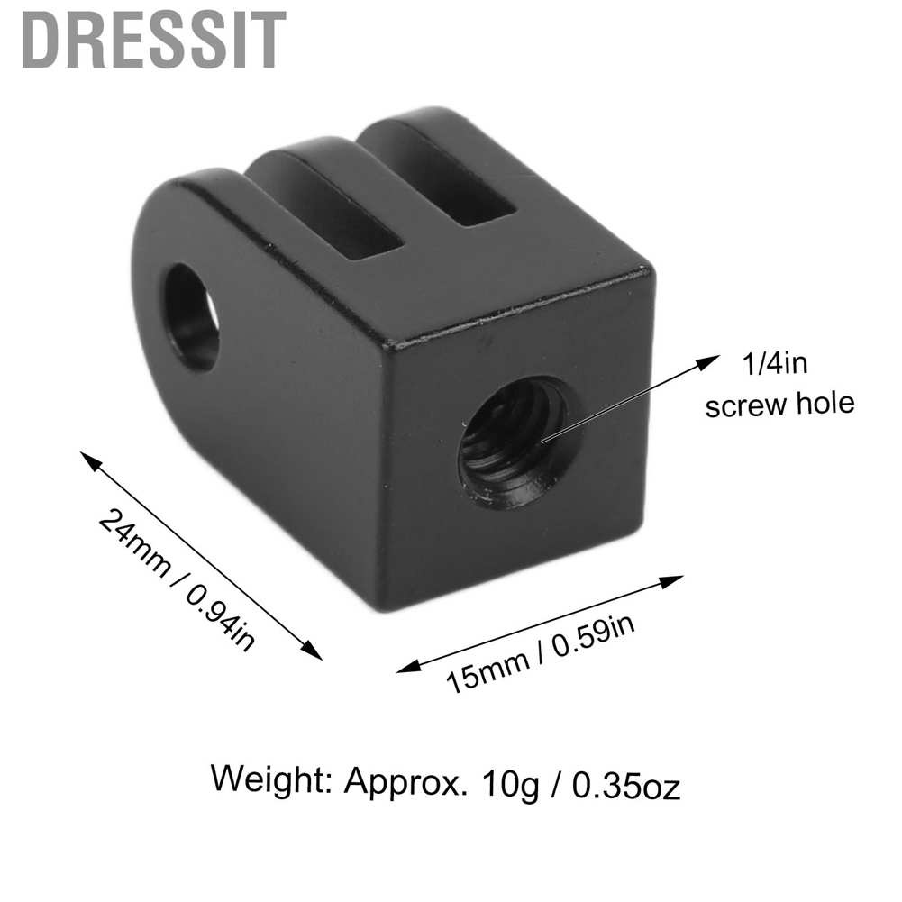 Chân đế tripod bằng hợp kim nhôm màu đen mini 1/4 inch cho camera chuyển động | BigBuy360 - bigbuy360.vn