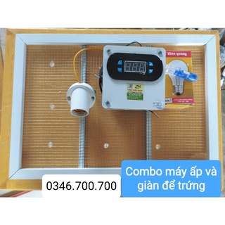 Máy ấp trứng đảo tay mini ráp hoàn thiện