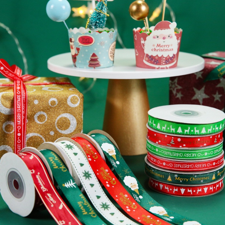 Dây Ruy Băng Trang Trí Cây Thông Noel Dài 10M