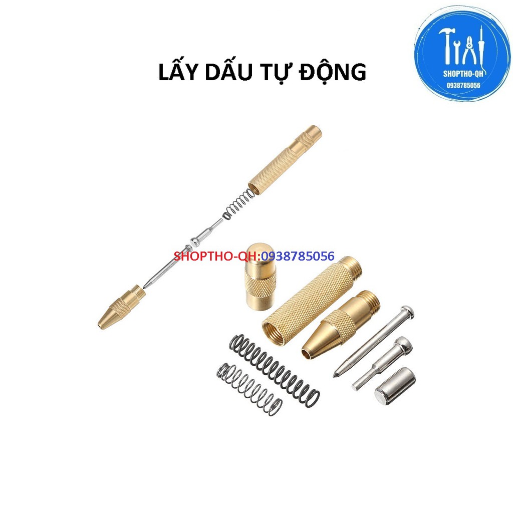 Dụng cụ lấy dấu định vị lỗ khoan tự động (đầu đỏ)