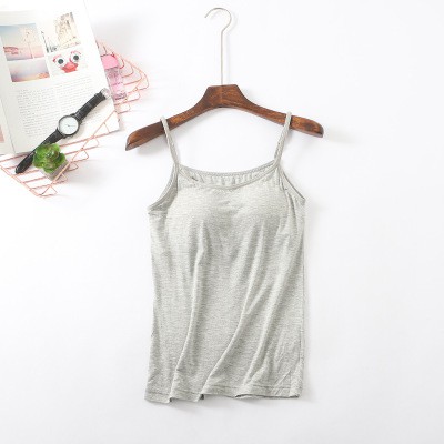 Áo hai dây có đệm ngực chất cotton lạnh co giãn 4 chiều