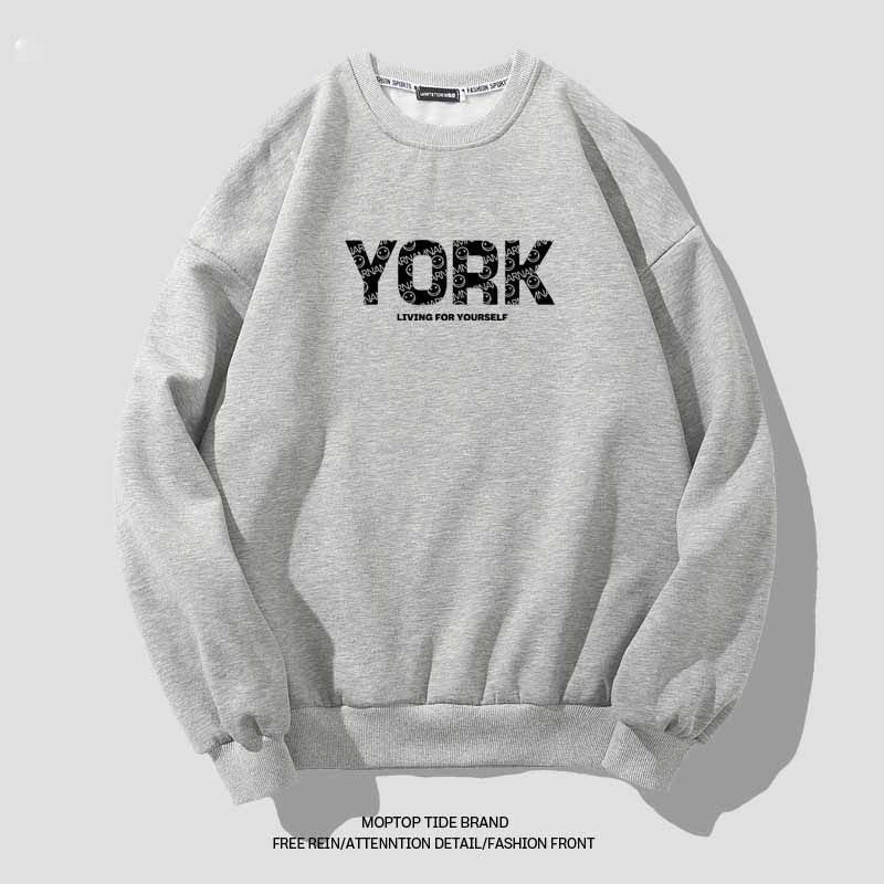 Áo Sweater YORK phong cách Ulzzang Hàn Quốc tay dài họa tiết in hình phong cách cá tính CoolZ C012 | BigBuy360 - bigbuy360.vn