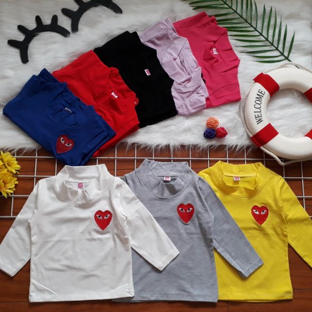 Áo cổ 5p cho bé