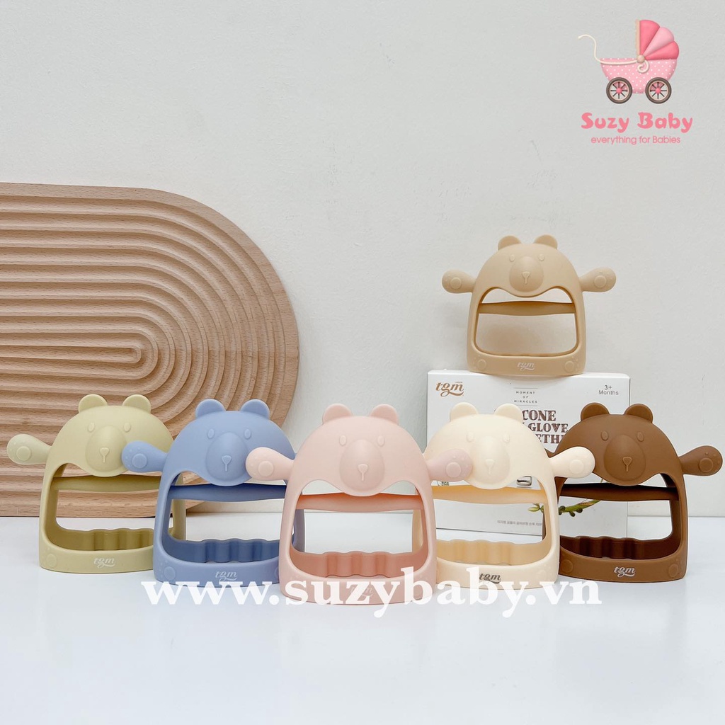 Gặm nướu silicon tmg hình gấu đáng yêu, Suzy baby