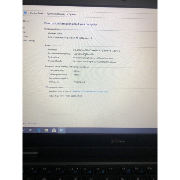Laptop dell 7250 i5/ ram 4 gb màn hình 12.5 | BigBuy360 - bigbuy360.vn