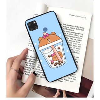 Ốp lưng Realme C12 / C11/ C3/ C3i/ C1/ C2/ 6 Pro/ 6i/ 6/ 5i/ 5/ 5 Pro BST Trà Sữa và Gấu