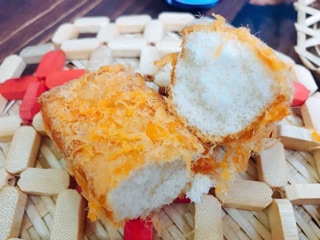 Bánh bông lan chà bông ( ruốc cây 1 cái )