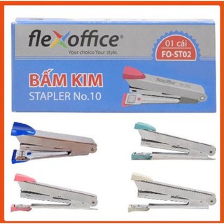[ Chính hãng ] Bấm kim số 10 Flexoffice FO-ST02 ( 1 cái / hộp ) hàng có kiểm tra chất lượng và an toàn