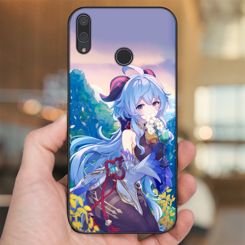 Ốp lưng Huawei Y9 2019 viền đen in hình Ganyu Genshin Impact