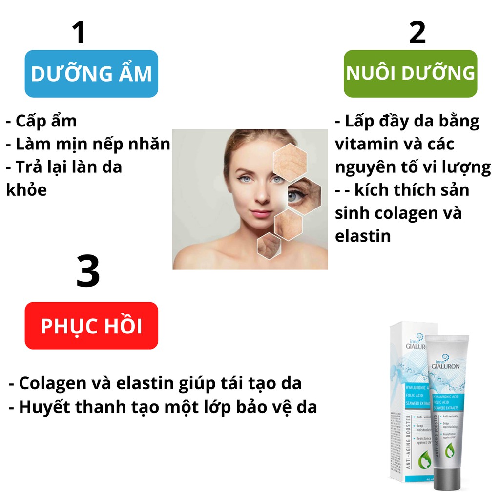 Serum Inno Gialuron chính hãng chống lão hoá giảm nếp nhăn cấp ẩm căng mịn da