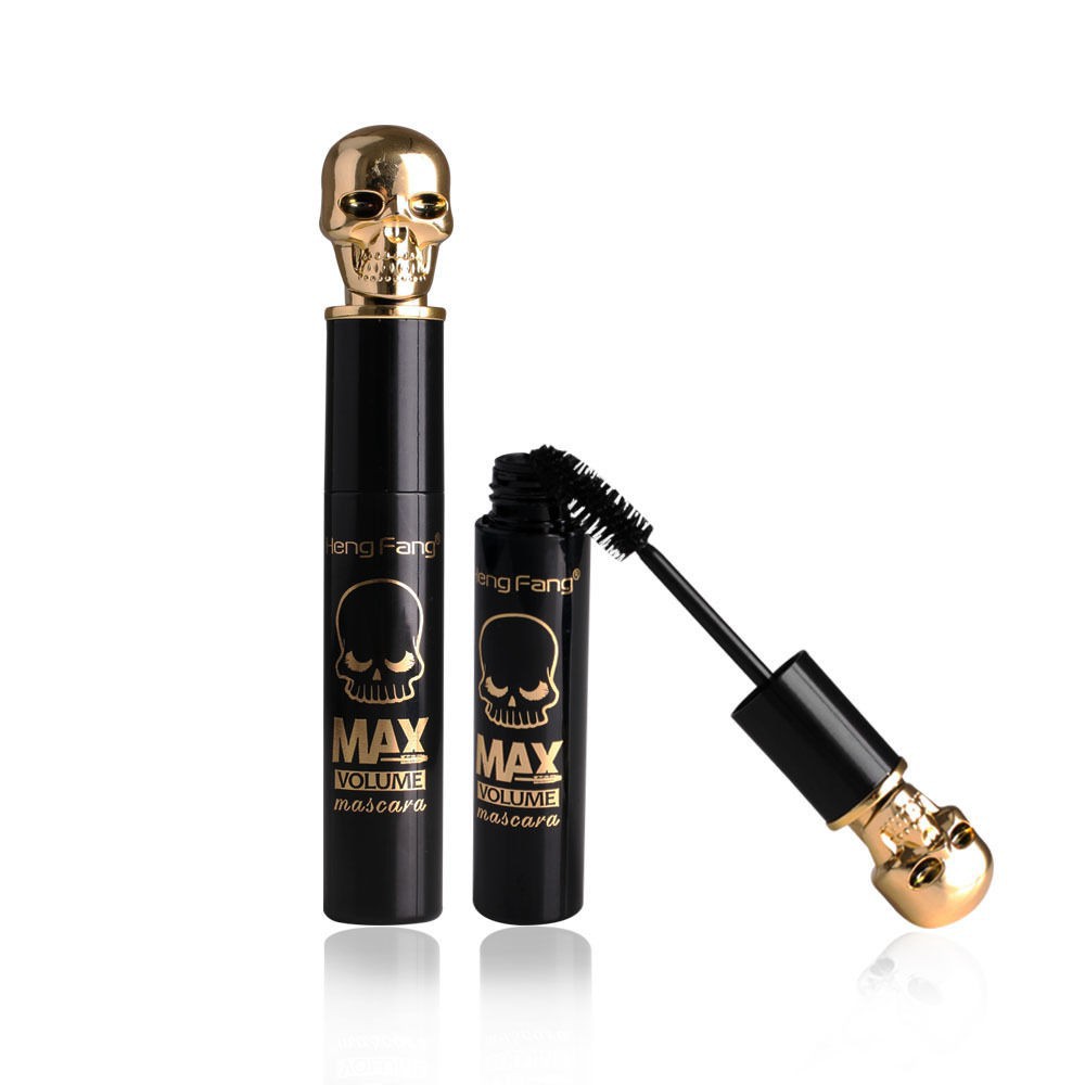 (Hàng Mới Về) Mascara Màu Đen Kháng Nước Chuốt Mi Thiết Kế Hình Đầu Lâu Độc Đáo | BigBuy360 - bigbuy360.vn