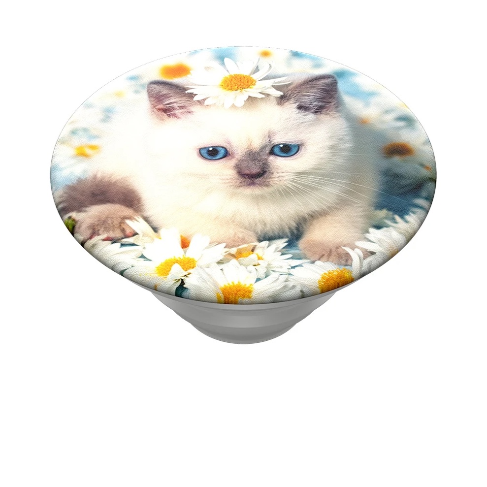 Mặt thay thế Popsockets PT-Purr-fect Flower OW (Không có đế keo) - Hàng Chính Hãng