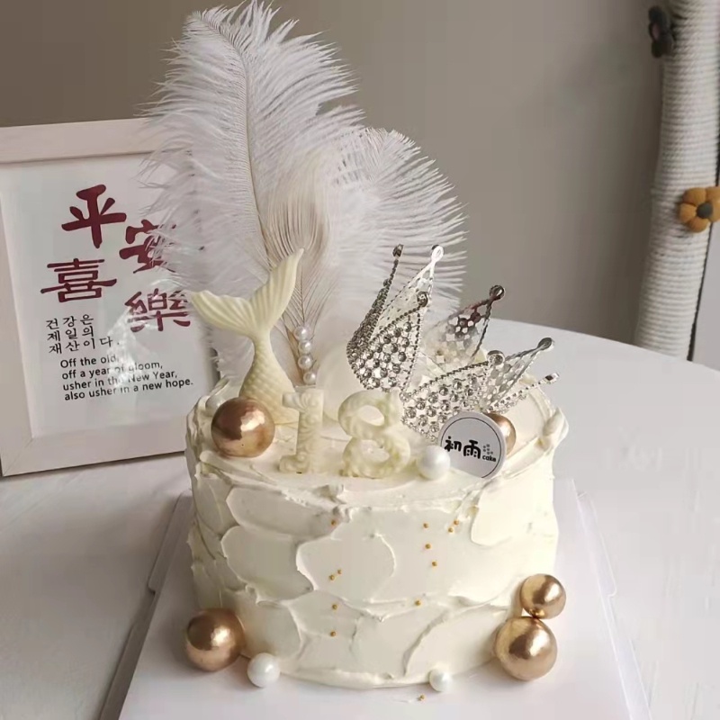 Vương Miện Chữ Happy Birthday Đính Kim Cương Giả Sang Trọng