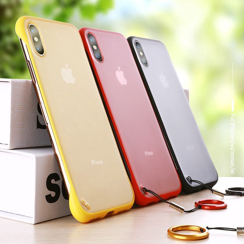 Ốp điện thoại chất nhựa mềm kèm nhẫn đeo cho fjor iPhone 6/6s/6plus/7/7plus/8/8 plus/X/Xr/X Maxx