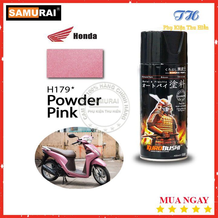 Sơn Xịt Samurai Màu Hồng Phấn - Mã H179