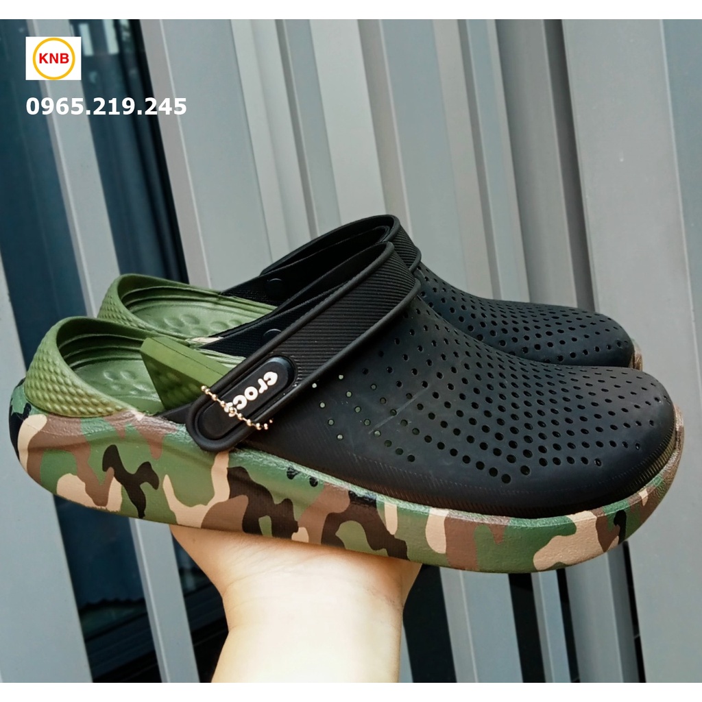 Dép sục cross literide camo nam nữ mẫu mới -FREESHIP + Hàng loại 1- Dép Quai Ngang Nam Nữ bít đầu - nhiều màu