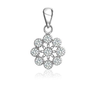 Mặt dây chuyền bạc Mint Flower