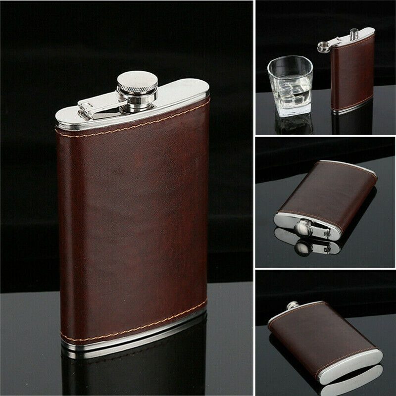 Bình Đựng Rượu 5-10oz Bằng Thép Không Gỉ
