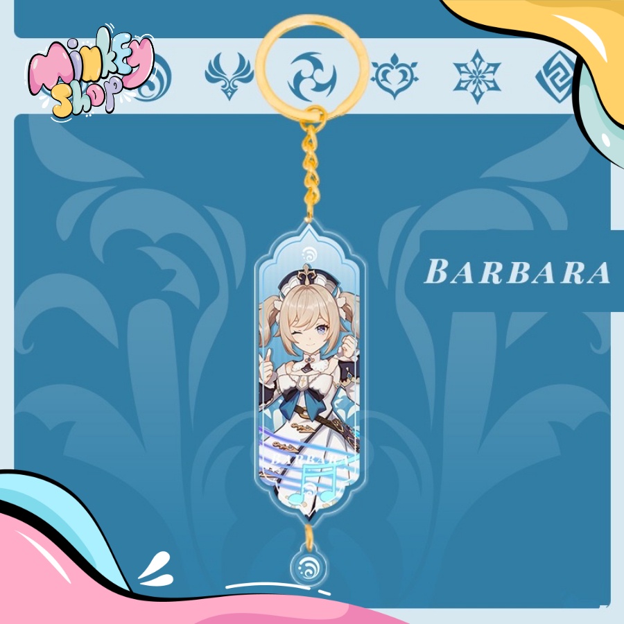 Móc Khóa GENSHIN Đẹp Dễ Thương phụ kiện ba lô, phụ kiện túi xách 02MKGEN -Minkey