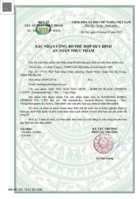 Sỉ & lẻ kẹo hắc sâm Daedong 250gr HSD 04.2023 | BigBuy360 - bigbuy360.vn