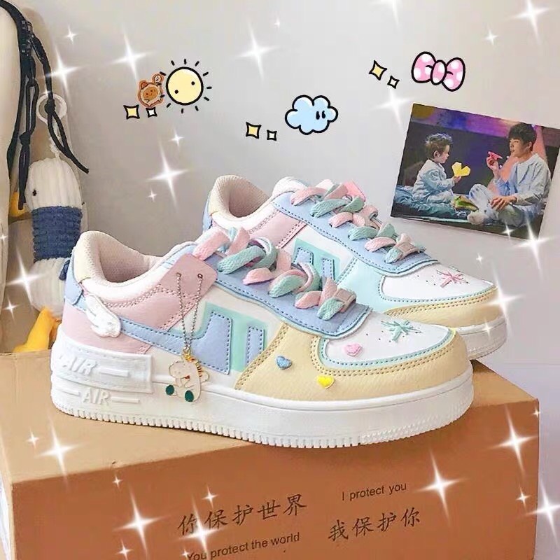 FREE SHIP giày thể thao nữ Ulzzang vải tuarua độn đế 5cm mang êm chân dễ mix đồ