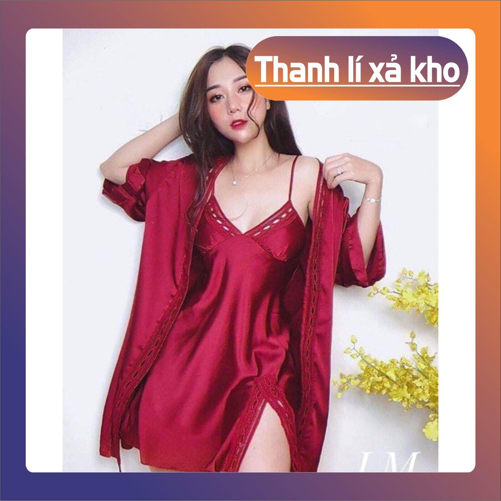 Váy Ngủ, Áo Choàng Lụa Hàng Quảng Châu cực quyến rũ, cực sang chảnh VN10 . . Bao Chất Bao Rẻ