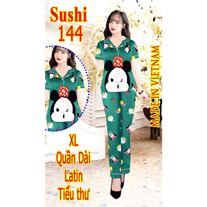 [ SALE SỐC ] Bộ Dài Pizama Chất Liệu Latin In 3D Họa Tiết Trẻ Trung, Hàng Đẹp | BigBuy360 - bigbuy360.vn